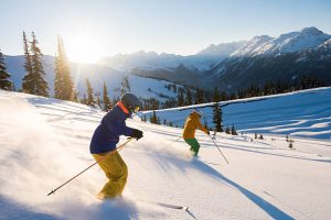 Práctica del esquí en Canadá