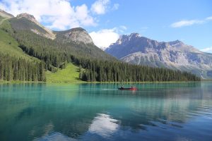 Lago Emerald en Canadá
