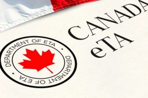Documento eTA para entrar a Canadá