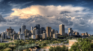 Ciudad poblada de Alberta